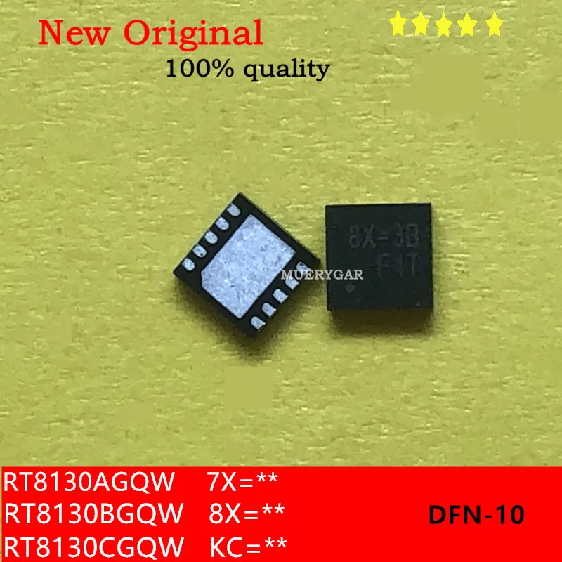 (5-200pieces/lot)100%New RT8130AGQW  7X=5D  7X=**    RT8130BGQW   8X=**  RT8130CGQW   KC=**   DFN-10  Free shipping Chip & IC