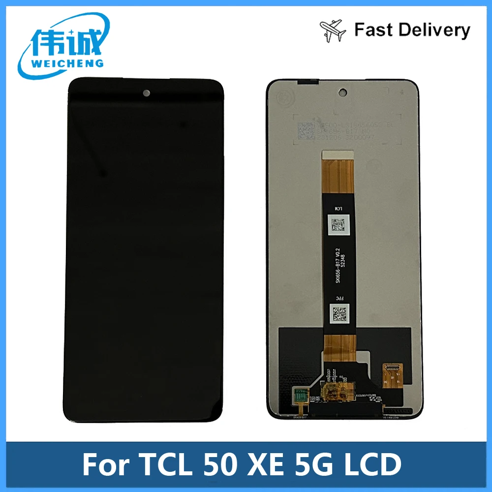 

Original Tested 6.6" For TCL 50 XE 5G LCD Display With Touch Screen Digitizer Full Assembly For TCL 50 XE 50XE LCD Repair Parts