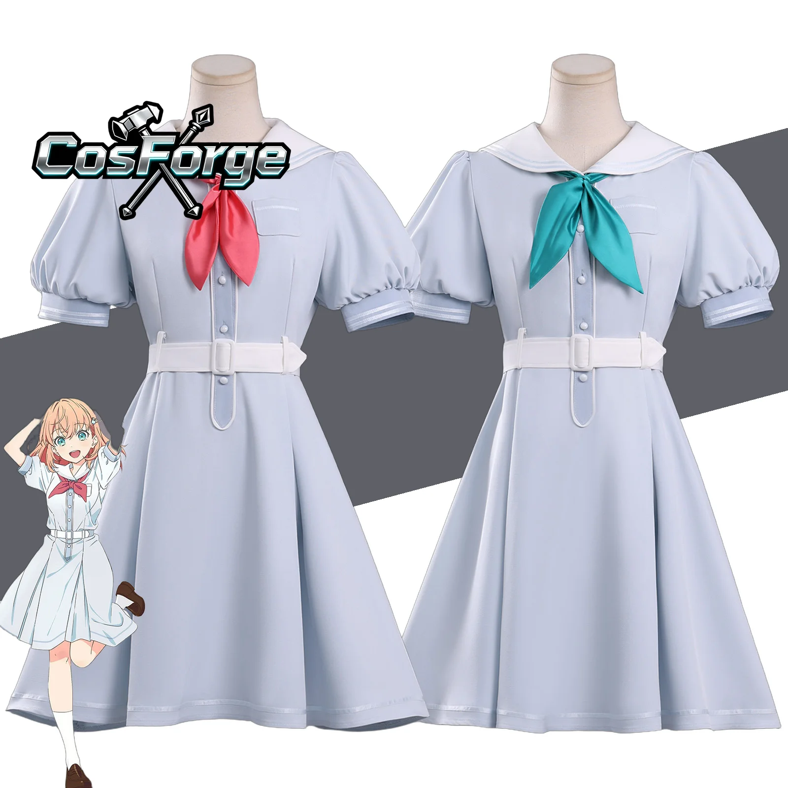 

Костюм для косплея по аниме «Академия девочек Хасуносора: Клуб школьных идолов», летнее цельное платье JK, женский наряд для ролевых игр, комик-конов и вечеринок