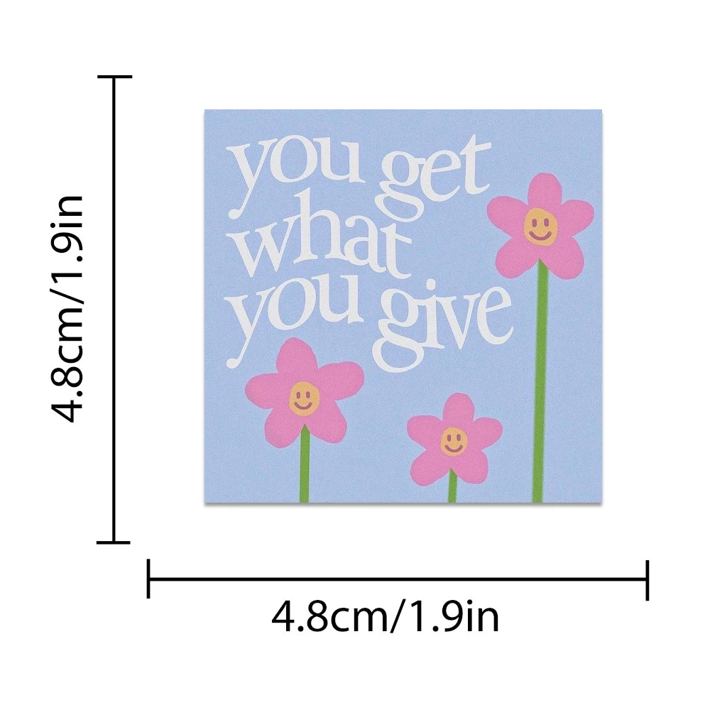 90pcs Cute Flower Smile Face Sticker Colorful Cool Decal For Phone iPad Laptop Envelope Label Decoration Sticker Student Reward