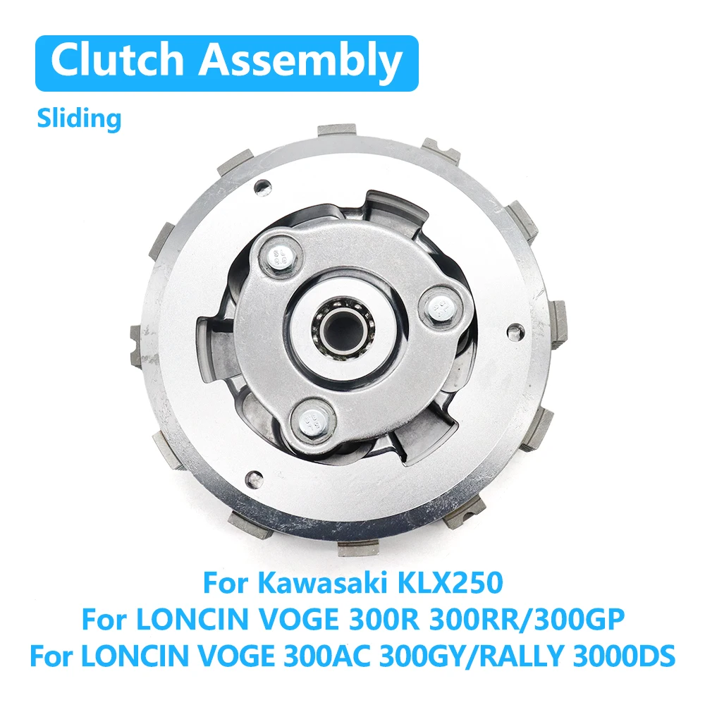 

Motorcycle Sliding Clutch Drum Assembly For LONCIN VOGE 300R 300RR 300GP 300AC 300GY RALLY 3000DS For Kawasaki KLX250 KLX 250
