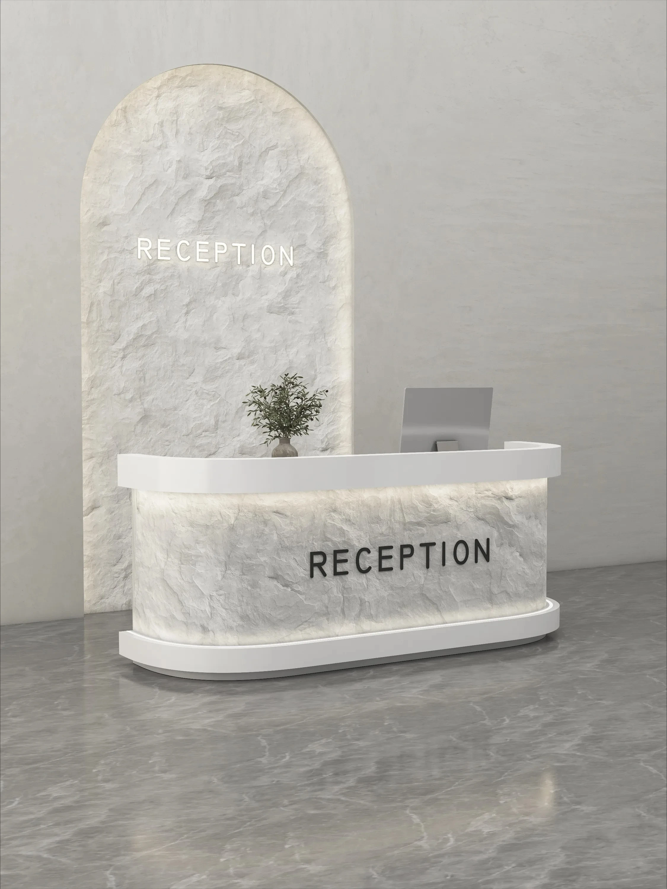 Modern Luxury Front Desk Beauty Salon Checkout Page Dance Training Agency Checkout Page & Wooden Women's Clothing