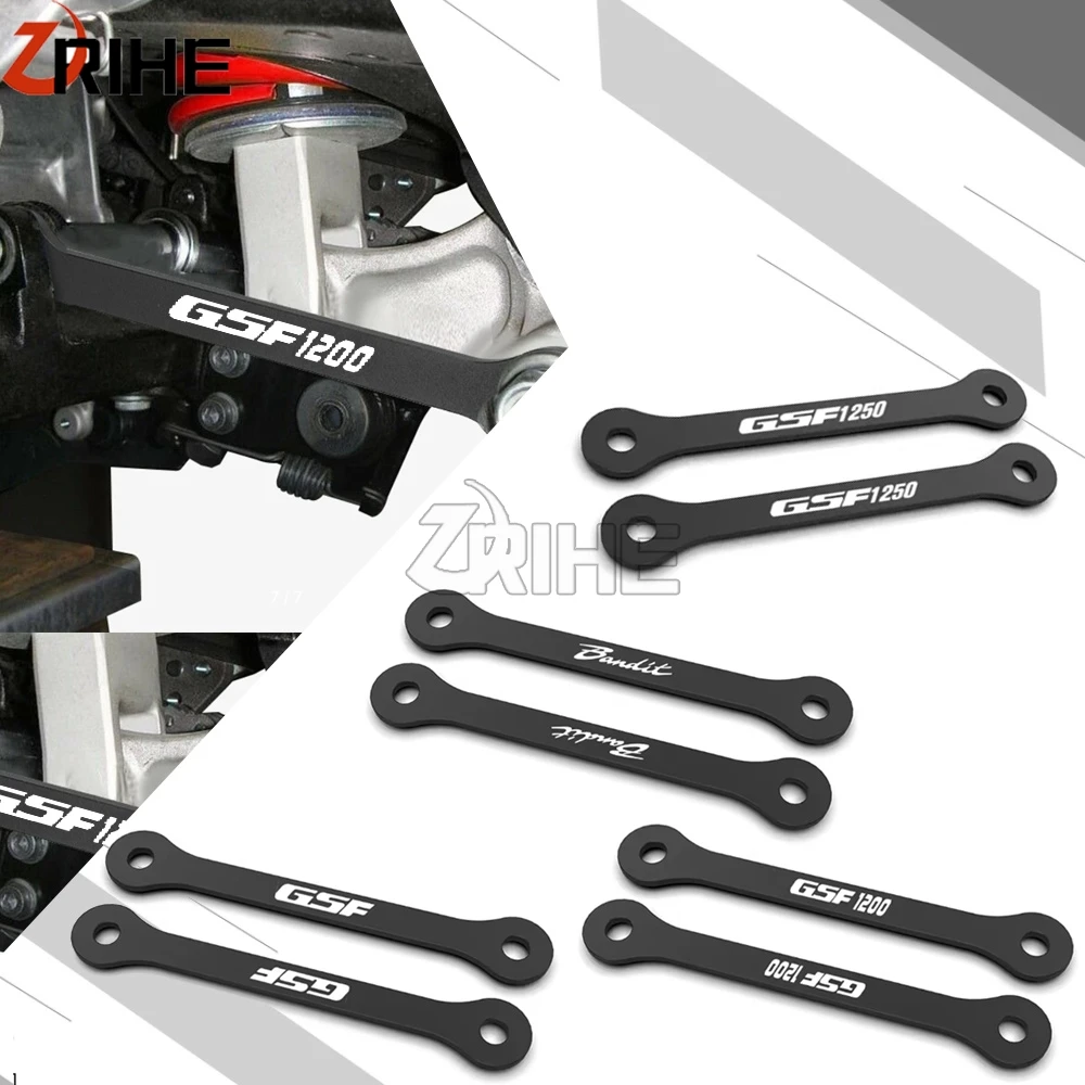 

2006 2005 2004 2003 For SUZUKI GSF 1200 GSF1200 Bandit 1996 55MM Suspension Linkages Dog bones Linkage Rear Jack up Lowering Kit