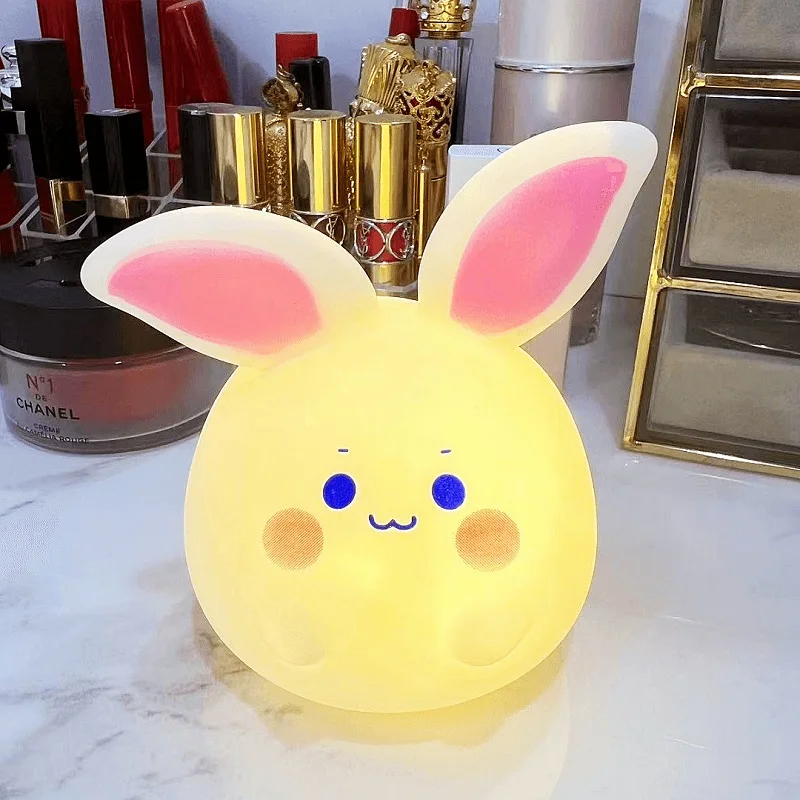 Creative Cute LED Night Light Table Lamp Kids Girl Room Decorative Xmas Gift Lampu Bilik Lighting Bedroom