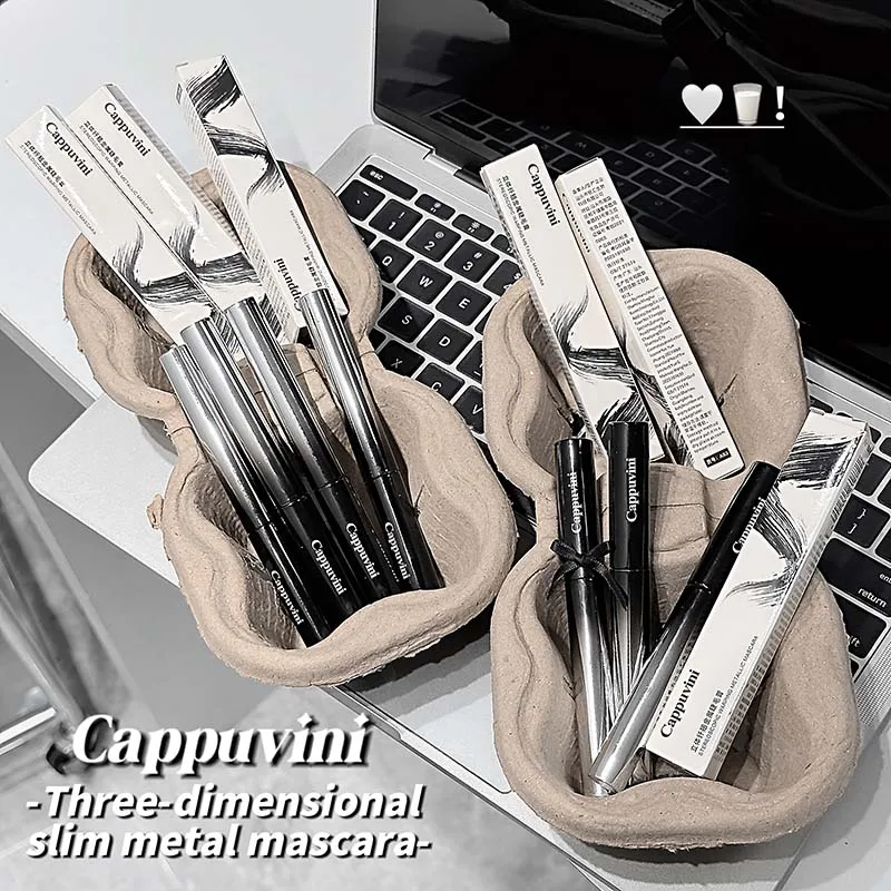 3Dメタルマスカラ、カプチーニラッシュリフト、にじみにくく防水、一日中キープ、ボリュームのあるまつげ
