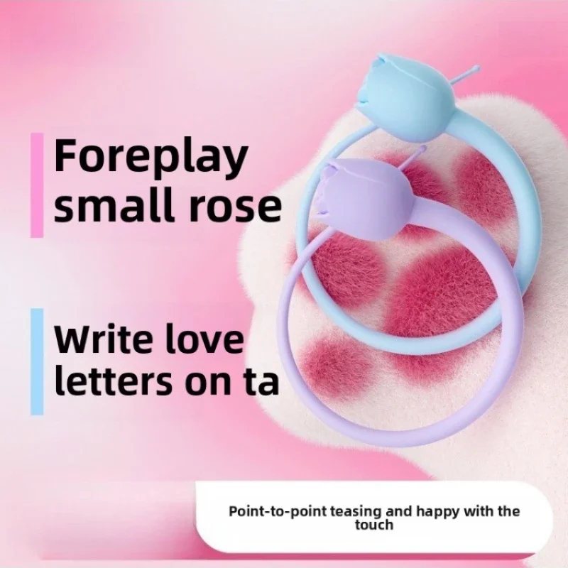 قلم إغاظة لعبة بيضة نانا الربيعية ، قضيب اهتزاز زهرة الورد ، جهاز تحفيز ذاتي للسيدات للزوجين ، ألعاب جنسية