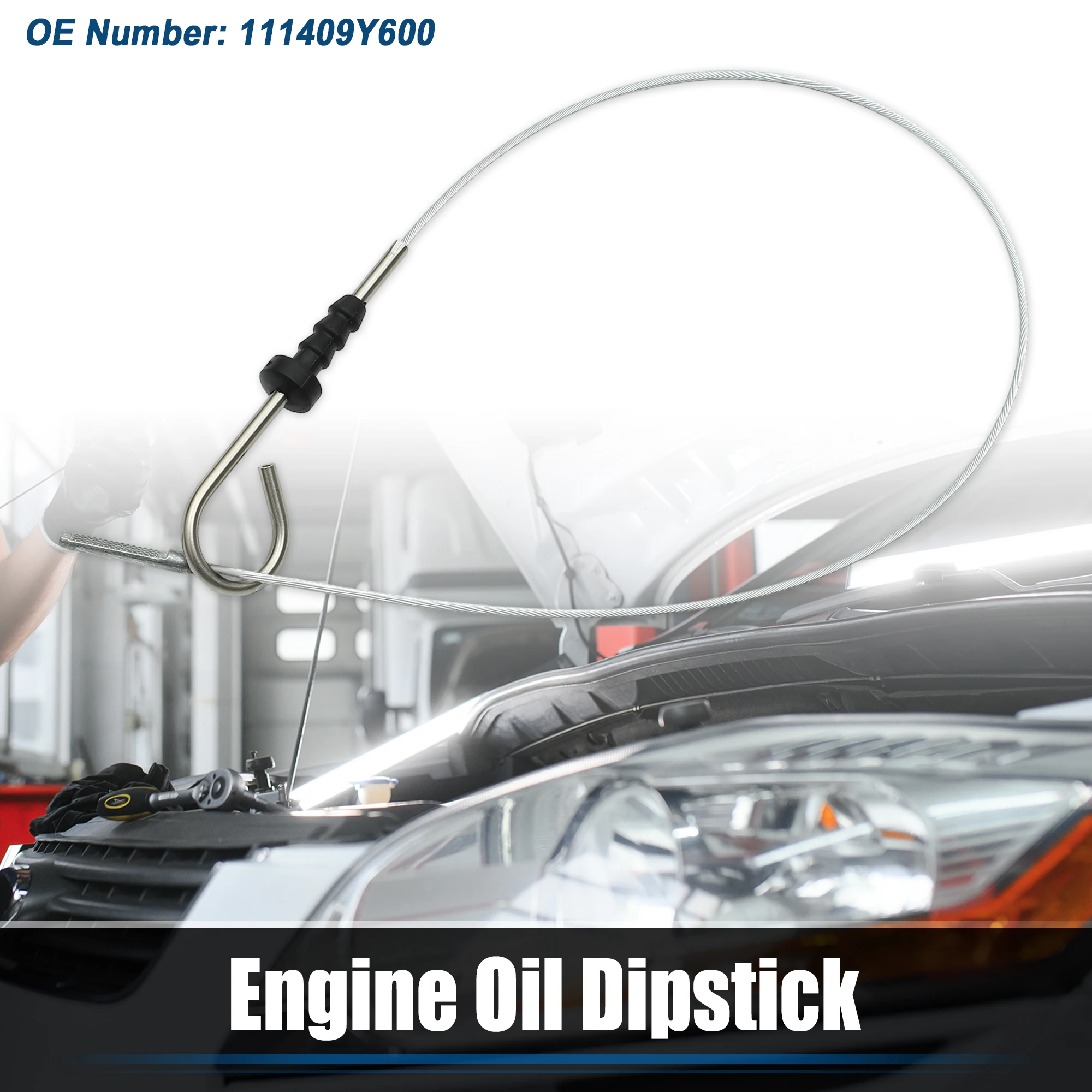 UXCELL Engine Oil Level Indicator Dipstick for Nissan Patrol GQ Y60 No.111409Y600