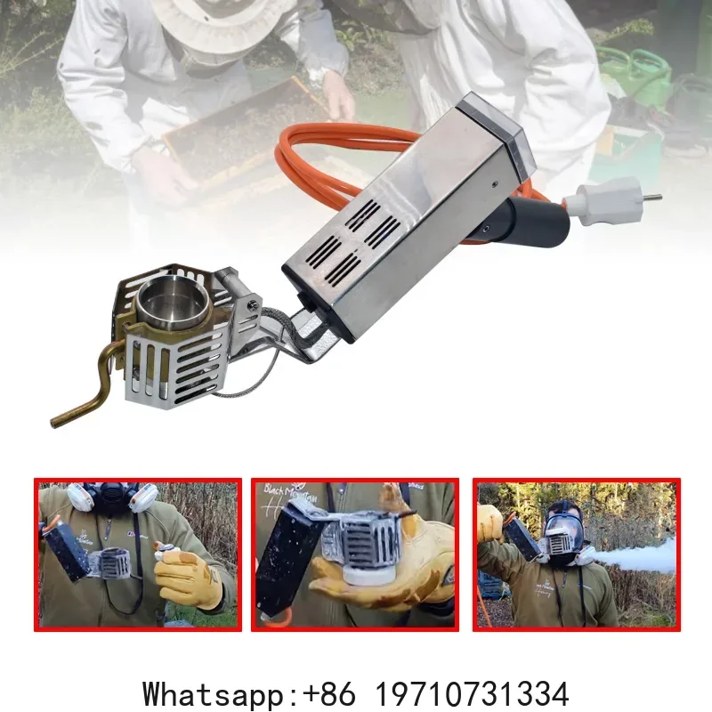 Sublimation Oxalic Acid Evaporator Beekeeping Varroa Mite Atomizer 110V & 220V Oxalic Acid Vaporizer Sublimator Oxalique Acid