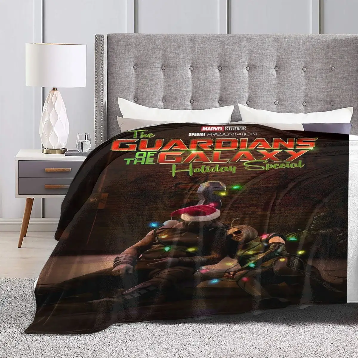 Guardians Of The Galaxy Blanket christmas Decorative Flannel Throw Blanket For Bedroom Warm Soft Design Quality Bedspread