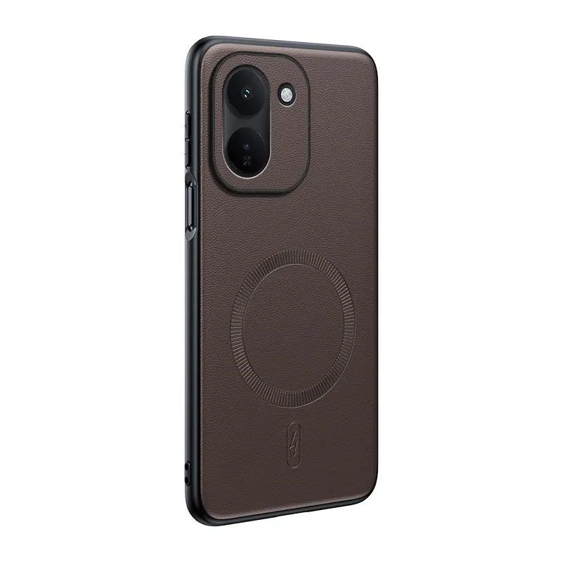 Für IQOO Z11 Hülle Magnetische Leder-Schutzhülle Für VIVO IQOO Z11 Anti-Fingerabdruck Rutschfest PC+TPU – Detail 4