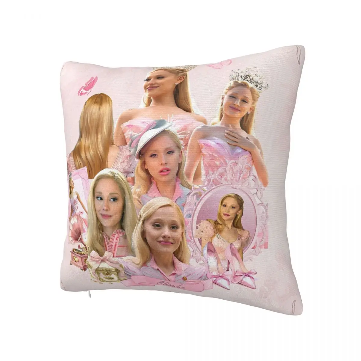 Wicked Glinda Elegant Good Witch Movie Pillow Cover Pillow Case For Sofa Home Decorative Cushion Cover Square Pillowcases