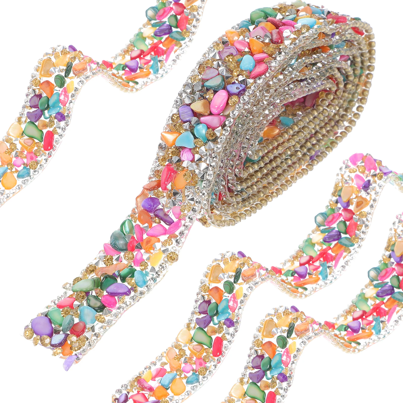 

Beaded Gravel Rhinestone Belt Velvet Ribbon Dress Decoration Accessories Ribbons