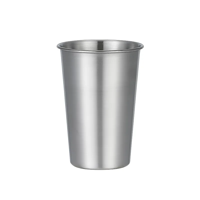 Bild 5: YFY 304 Edelstahlbecher mit gerolltem Rand, tragbarer Campingbecher, sturzsicherer, tragbarer Wasserbecher, einwandiger Becher für kalte Getränke