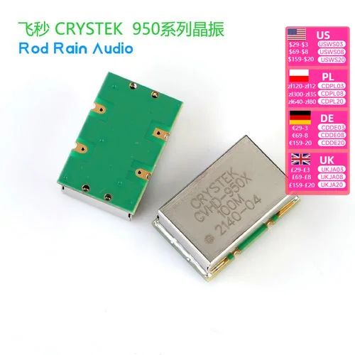 Original femtosecond CRYSTEK CVHD-950X-100 100M 100MHZ low phase noise high-precision crystal oscillator