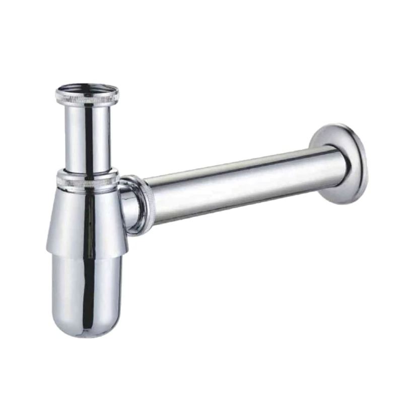 

E5BE Универсальный регулируемый сливной сифон Удобный сифон для бутылок Идеально подходит для угловых раковин