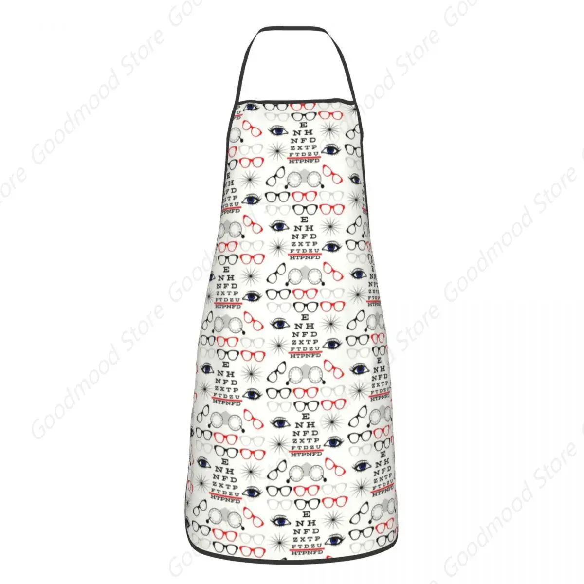 Unisex Funny Optician Optometrist Kitchen Chef Cooking Baking Apron Men Women Eye Test Chart Tablier Cuisine for Painting