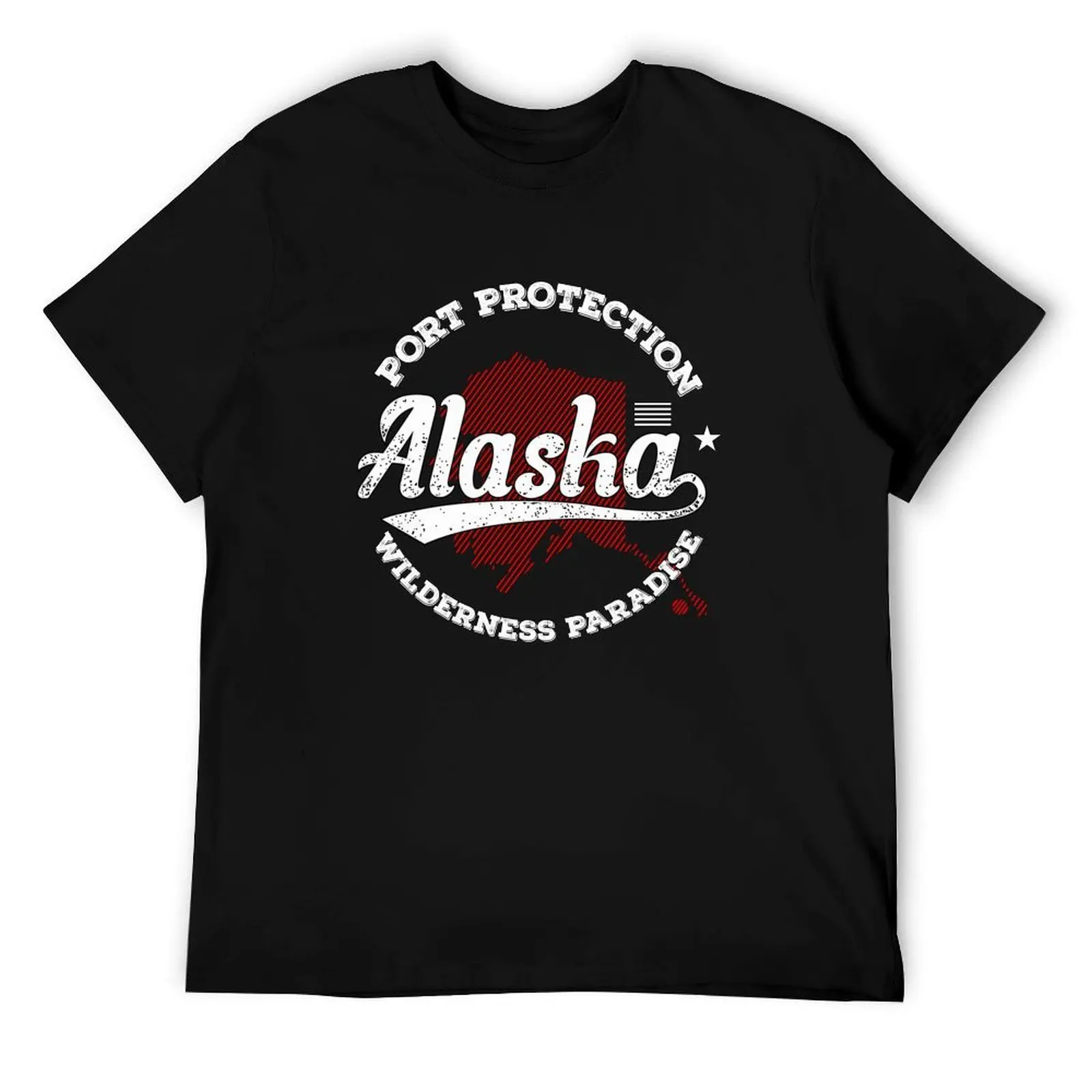 

Port Protection, Alaska, AK. T-Shirt cotton t shirts high quality t shirt men 100% cotton luxury brand T-Shirt