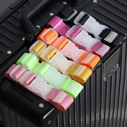 1PC Multifunctional Color Random Luggage Bag Buckle Portable Travel Fixed Strap Anti-loss Packing Entrainment Pendant