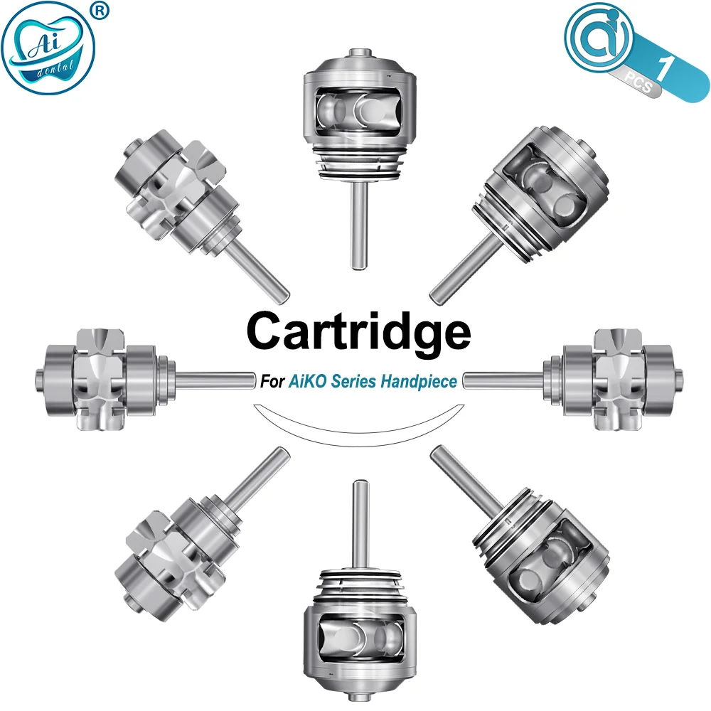 Aiko Series Air Turbine Rotor Replacement Spare Parts Only Compatible with AI Dental New Upgrade Bearings High Speed Handpieces