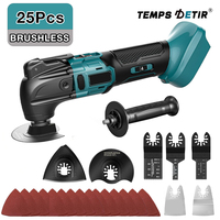 18V Brushless Electric Cordless Oscillating Multitool Home DIY Trimmer Saw Renovator Woodworking Power Tool For Makita Batteries