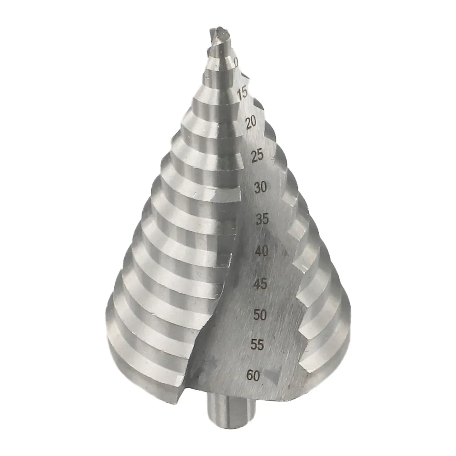 Pagoda Drill Step Drill Bit Open Multiple Aperture Silver Color Spiral High Speed Steel For Chamfer For Open Hole