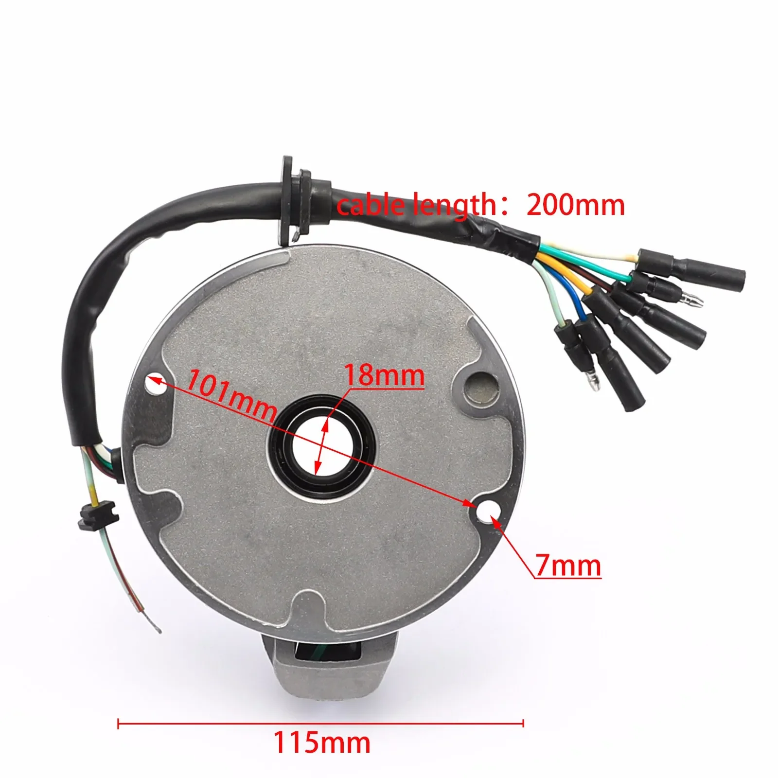 Bobina de estator Magneto 125 con cubierta para CRF50 70cc 90cc 110 125cc Lifan Thumpstar Dirt Bike