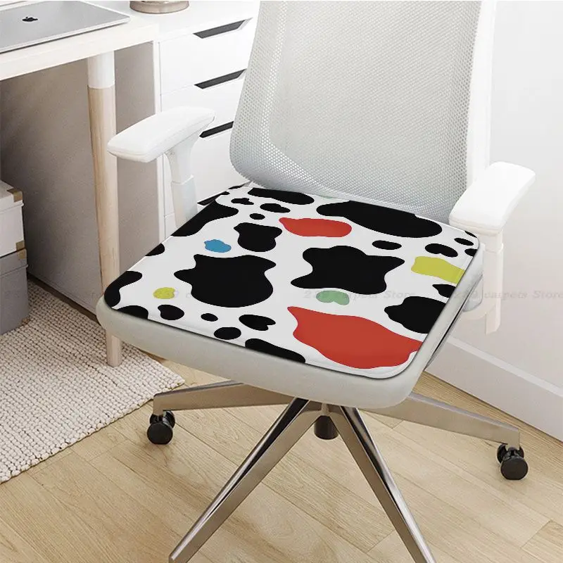 Cow Print Simplicity Multi-Color Sofa Mat Dining Room Table Chair Cushions Unisex Fashion Anti-slip Seat Mat