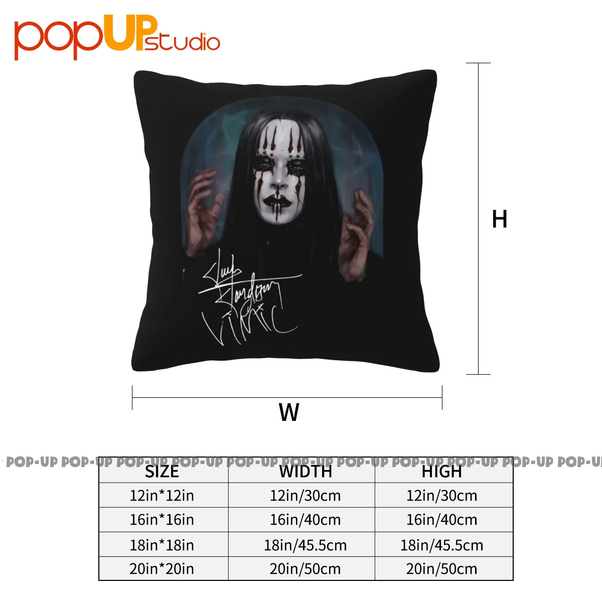 Modern Joey Jordison Artwork Signature Special Pillowcase Throw Pillow Cover Vintage Soft Skin For Bedroom