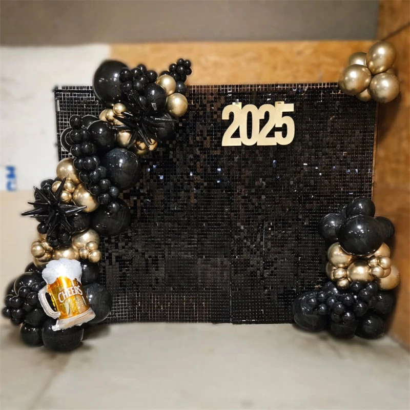 

Marriage 12/16/18 Pcs Colorful Shimmer Sequare Sequins Wall Background Home Party Anniversary Celebration Valentin's Day Decor