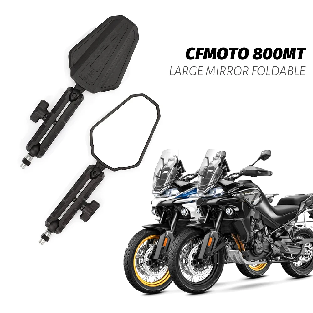 

Modifed NEW FOR CFMOTO MOTORCYCLE 800MT TENSION FOLDING REARVIEW MIRROR BIG LARGE MIRROR FOLDABLE 3C MODIFICATION BIG MIRROR