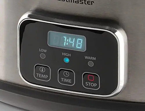 Цифровая мультиварка на 4 литра с запирающейся крышкой (нержавеющая сталь)