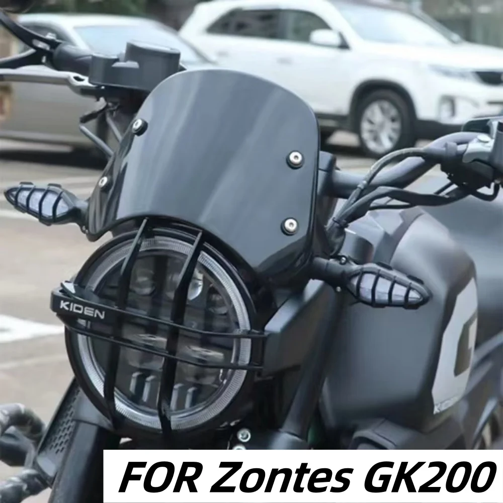 New Motorcycle Windshield Fit Zontes GK200 200GK GK 200 Wind Shield Protection Lampshade For Zontes GK200 200GK GK 200