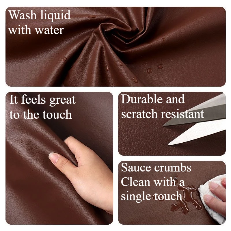 300x50CM PU Leather Self-adhesive Sofa Leather Repair DIY Furniture Repair Subsidy Renewal Sticker Car Motorcycle Seat Repair