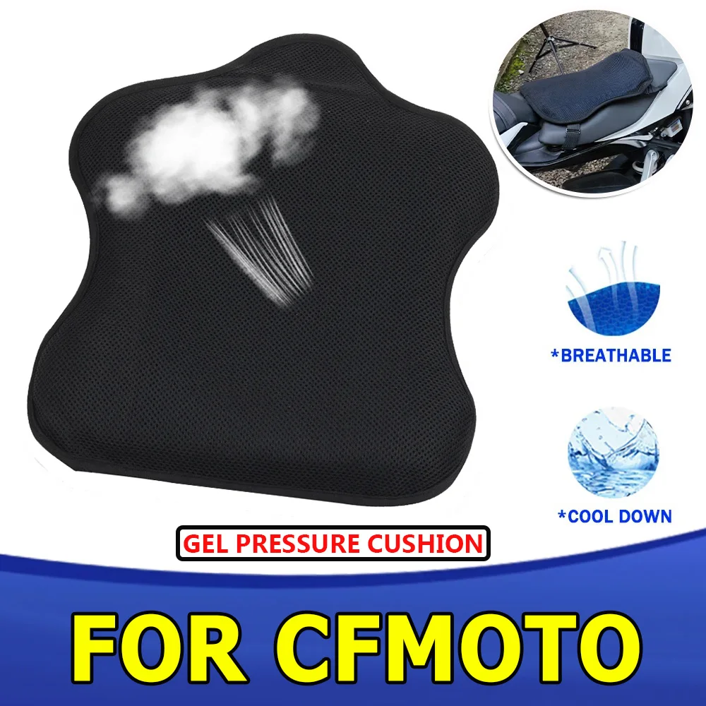 Motorcycle Gel Seat Pad for CFMOTO 800MT 700MT MT-X 650MT 650 MT 700clx 450ss 450 ss 650nk 300ss Seat Cushion Shock Breathable