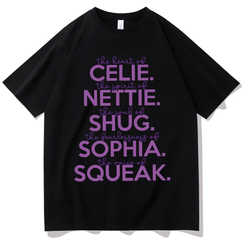 The Color Purple Shirt The Color Purple Movie 2023 Musical Lover Gift Celie Nettie Unisex O-Neck Short Sleeve Shirts