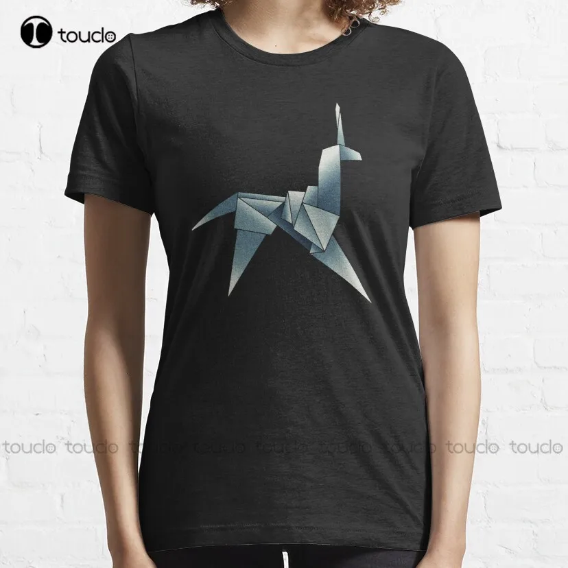 Origami unicorn 80s movie tears in rain T-Shirt men t shirts Custom aldult Teen unisex digital printing xs-5xl All seasons