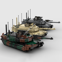 1337PCS  Moc Tank fighting vehicle M1A2 SEP V2 Model Building Blocks  Vehicle Bricks Toys Kids Adult birthday Gifts