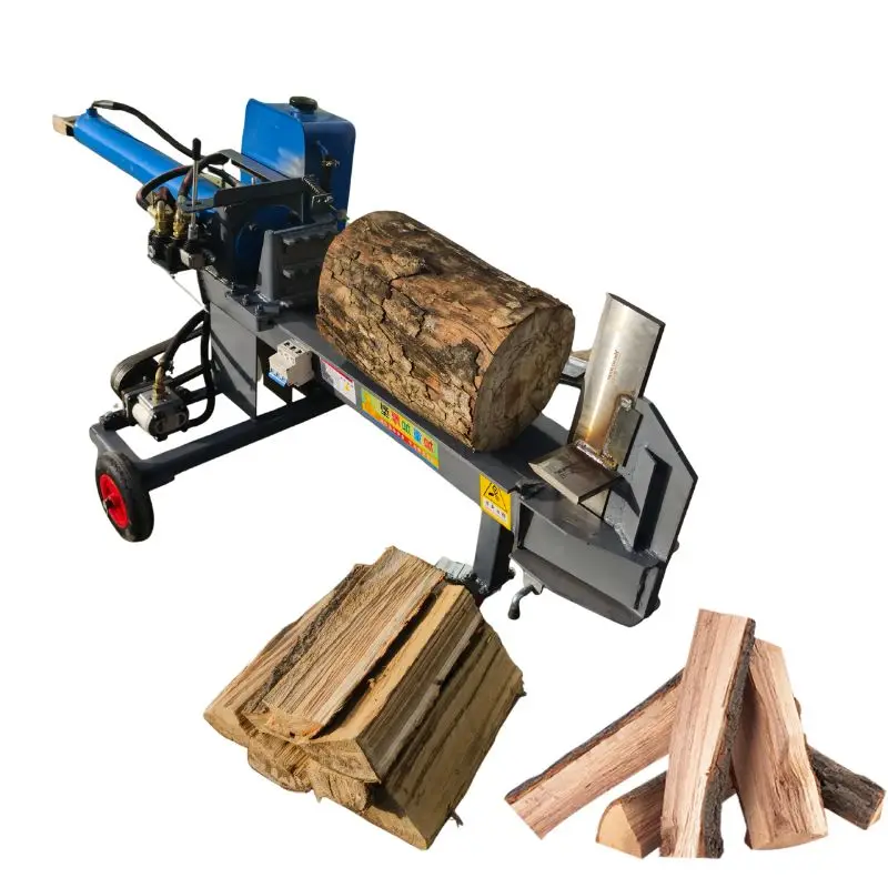 15 Ton Electric Wood Log Splitter Machine Can Split Logs With A Diameter Of 25-30cm, With A Stroke Of 100 Cm