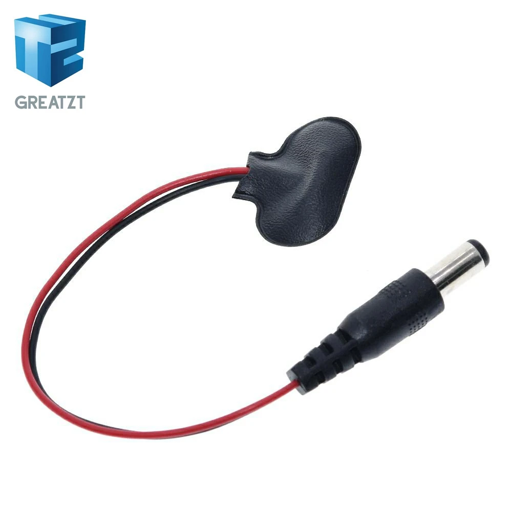 GREATZT 1/10PCS 90 DC 9V Battery button power plug for Arduino Mega 2560 1280 UNO R3 132 9V battery buckle