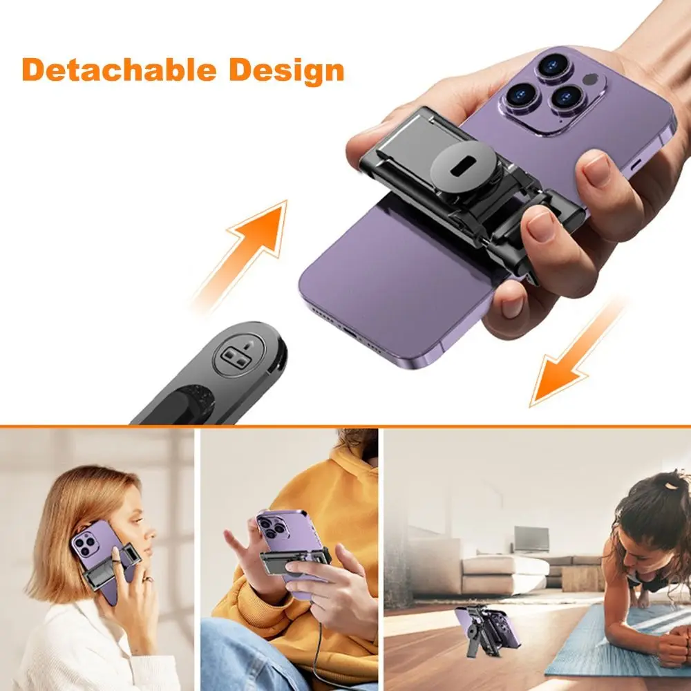 Auto Pop Open Selfie Stick Tripod 360° Rotation Remote Bounce Selfie Stick Extendable Universal Phone Tripod Stand Travel