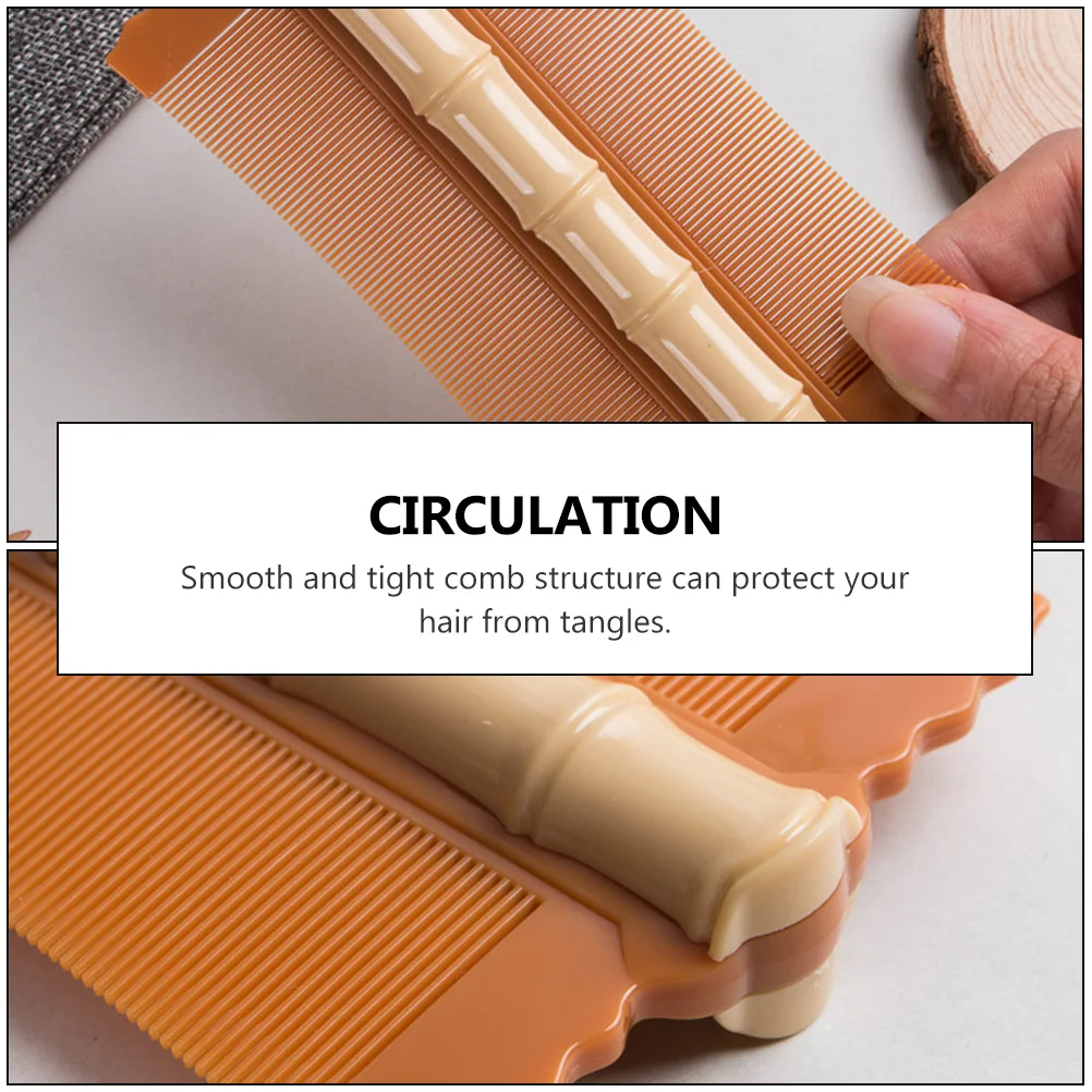 

8pcs Plastic Beard Comb Double Sided Fine Tooth Hair Combs For Scalp Massage Dandruff Removal Anti-Static Comb Portable Travel