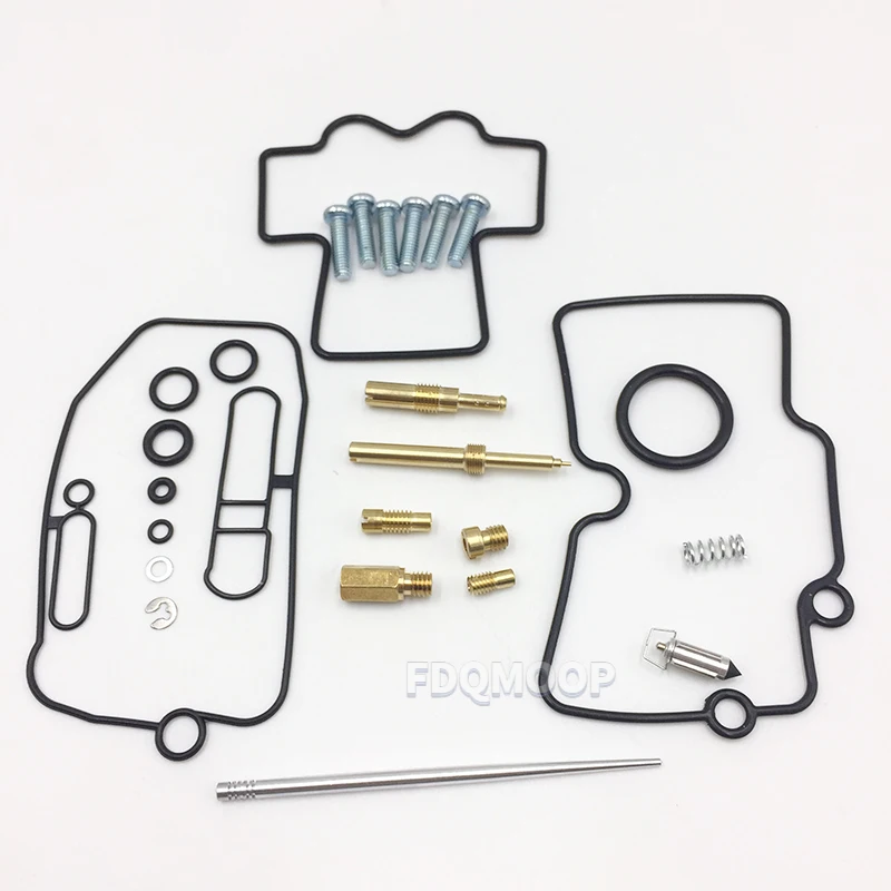 For Yamaha YFZ450 Carburetor Rebuild Repair Kit 2004-2009 Fuel System floating needle gasket parts