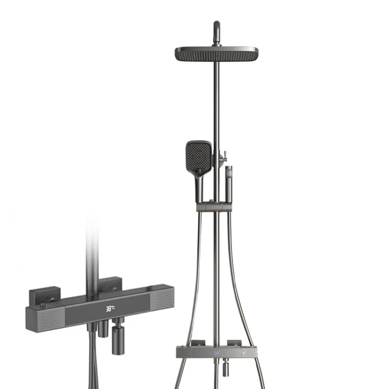 Intelligentes digitales Duschset, Badezimmer-Duschkopf, Haushalt