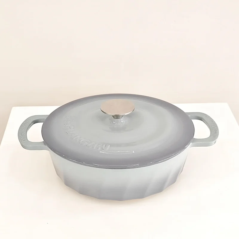 

22cm cast iron Dutch pan, bread oven, gradient color