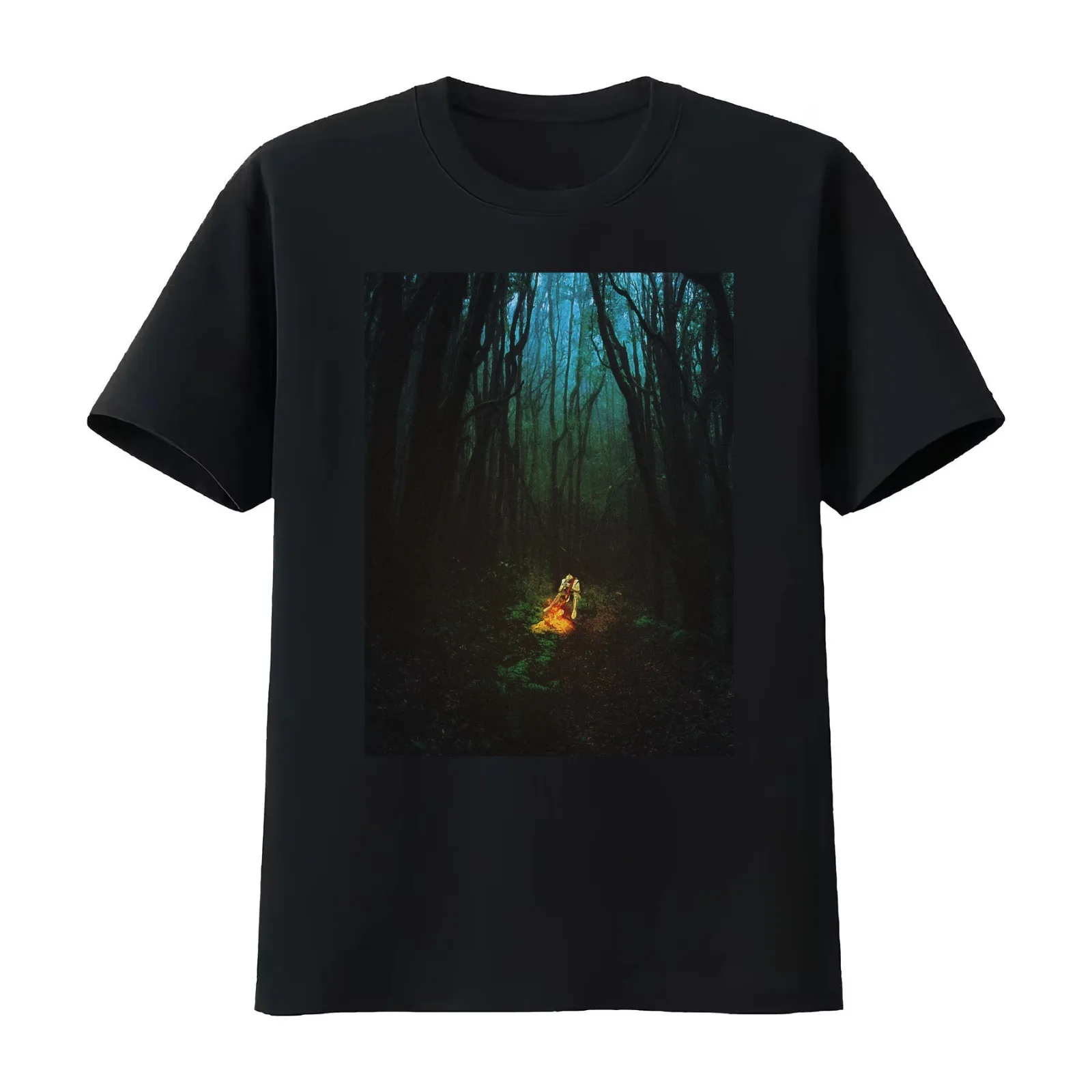 Cursed T-Shirt Summer Casual Cotton Tee Oversized Streetwear Tops Vintage Graphic Print Loose Fit Short Sleeve 100% Cotton