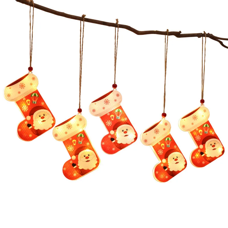 Night Light for Bar Shop Window Festival Tree Ornament Props Scene Layout Holiday Party Decor Self-defense reflective flashlight