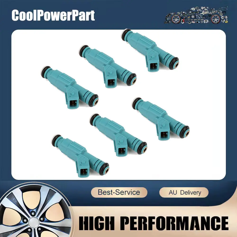 

6PC Fuel Injectors For Holden Commodore VG VN VL VQ VP VR VS VT VU VX VY V6 3.8L