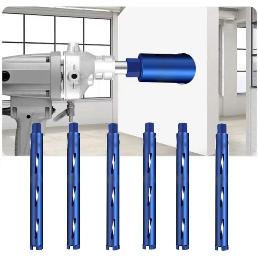 

Diamond Core Hole Drilling Tool 32x370mm Integrated Mountain Tooth Concrete Perforator Drill Bits Water Head