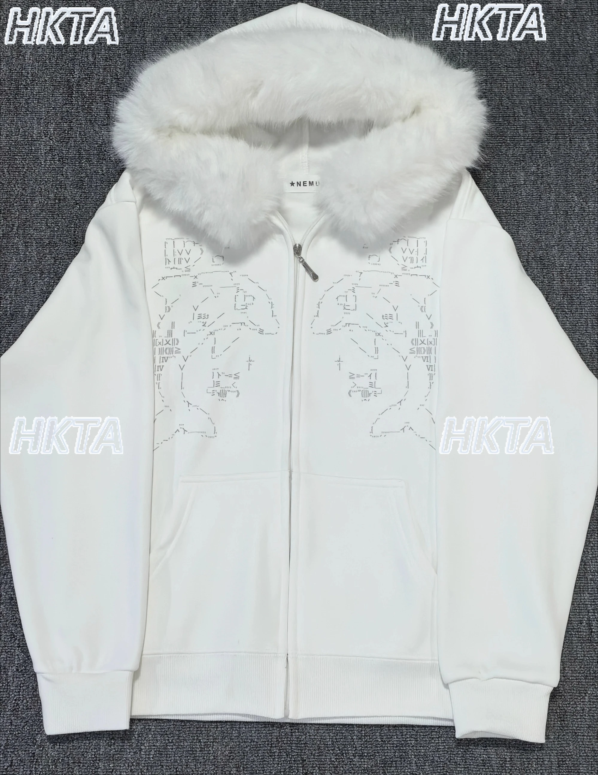 Dulce viajero sudaderas chaqueta con capucha invierno nuevo polar lindo dibujos animados suelto Casual abrigos blancos sudaderas con capucha cárdigan Top para mujer