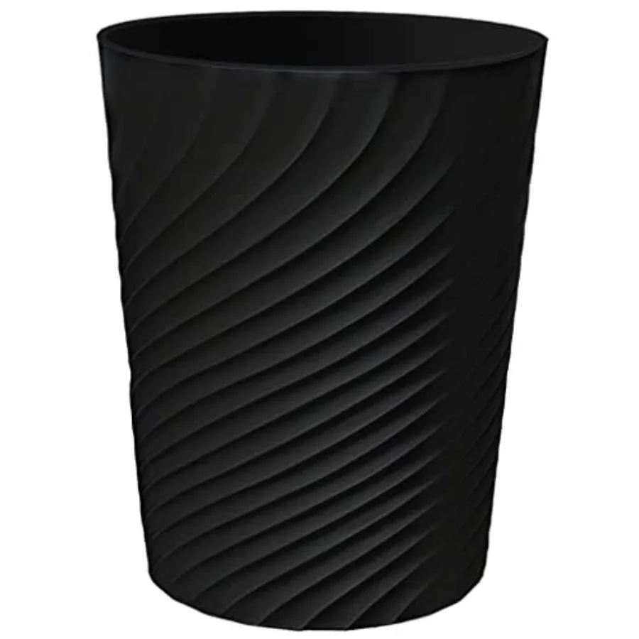 

1.8 Gallon Small Trash Can Wastebasket Recycling Bin Slim Profile for Compact Spaces Bathroom, Office, Bedroom, Kitchen 1.8 Gal